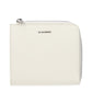 Jil Sander White Leather Wallet