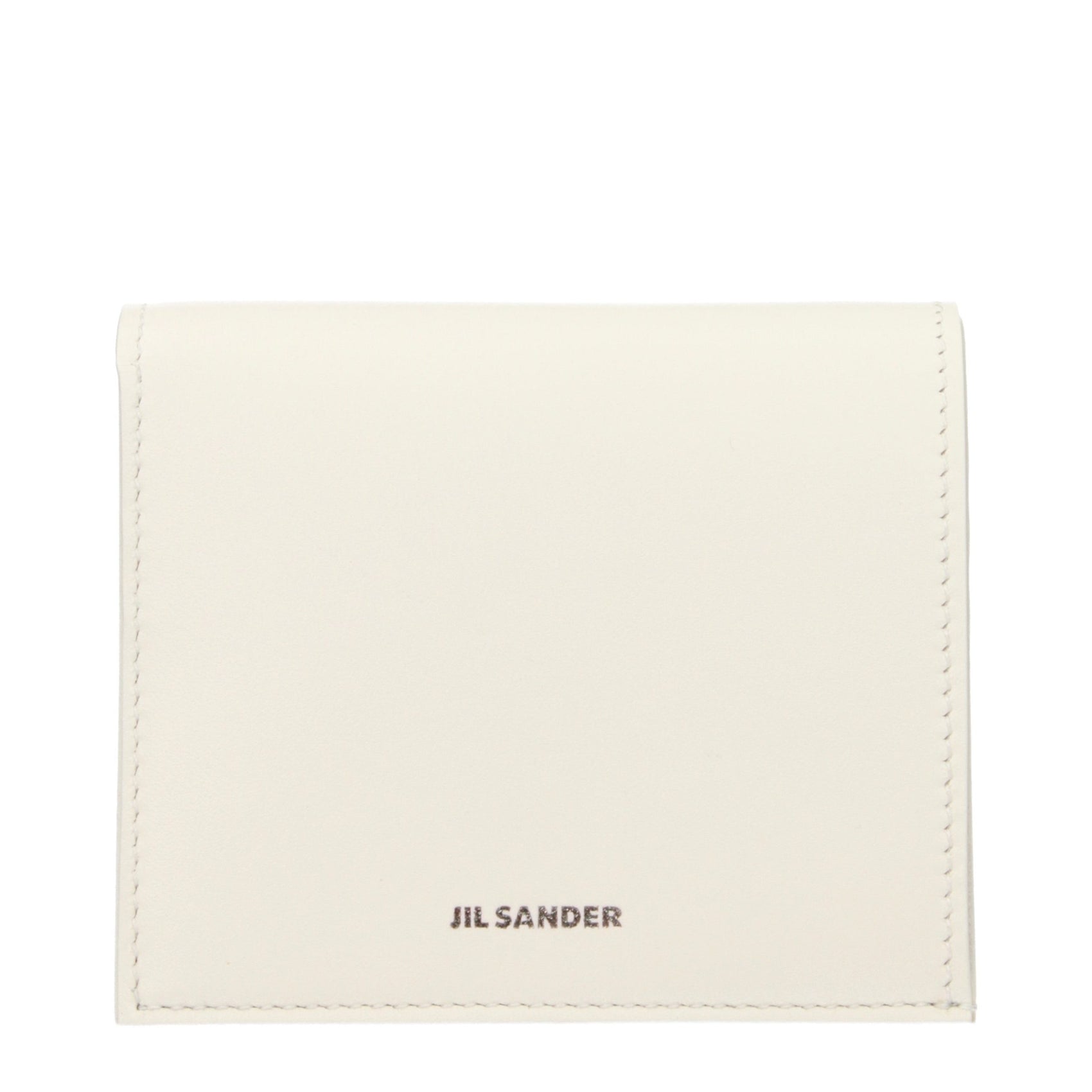 Jil Sander White Leather Wallet
