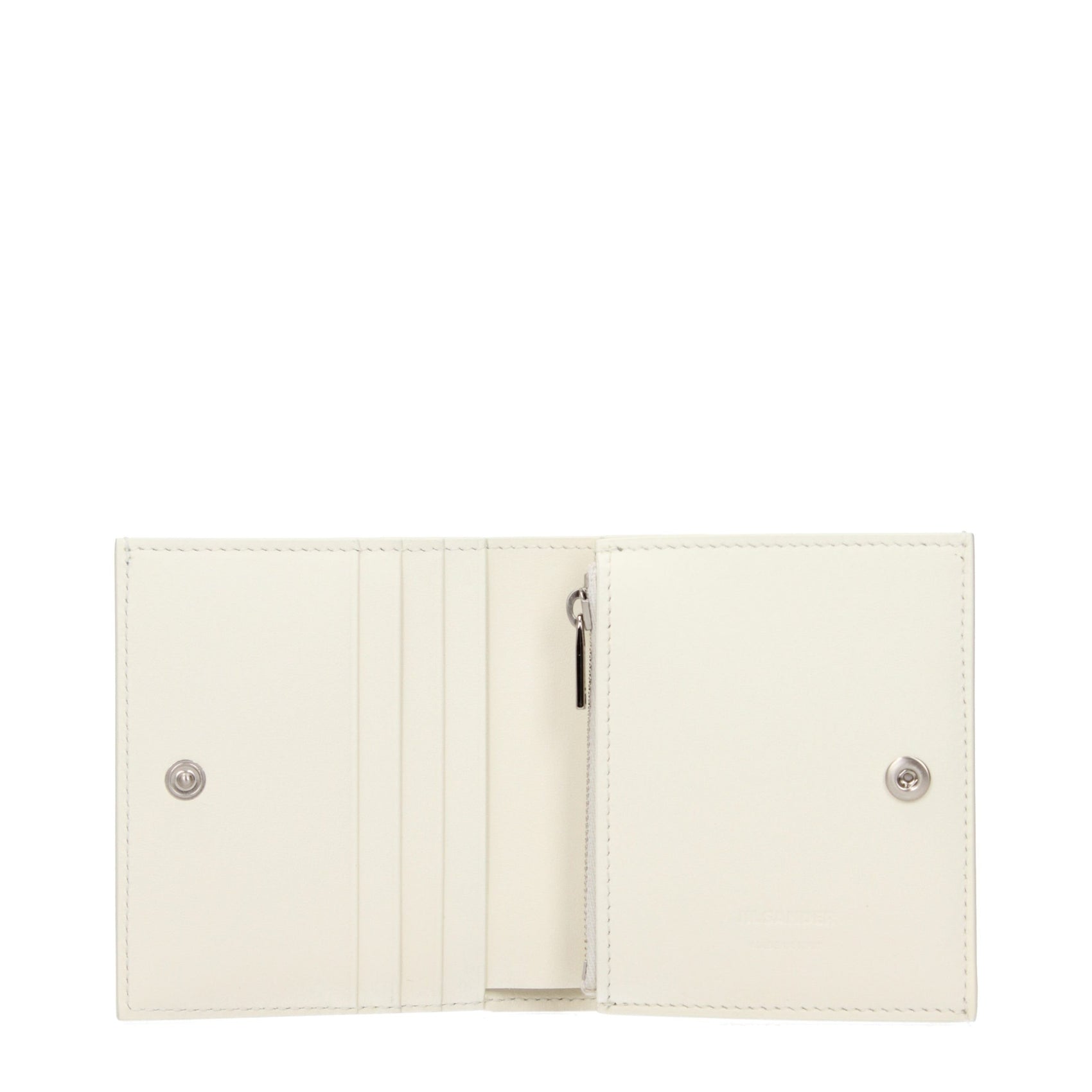 Jil Sander White Leather Wallet