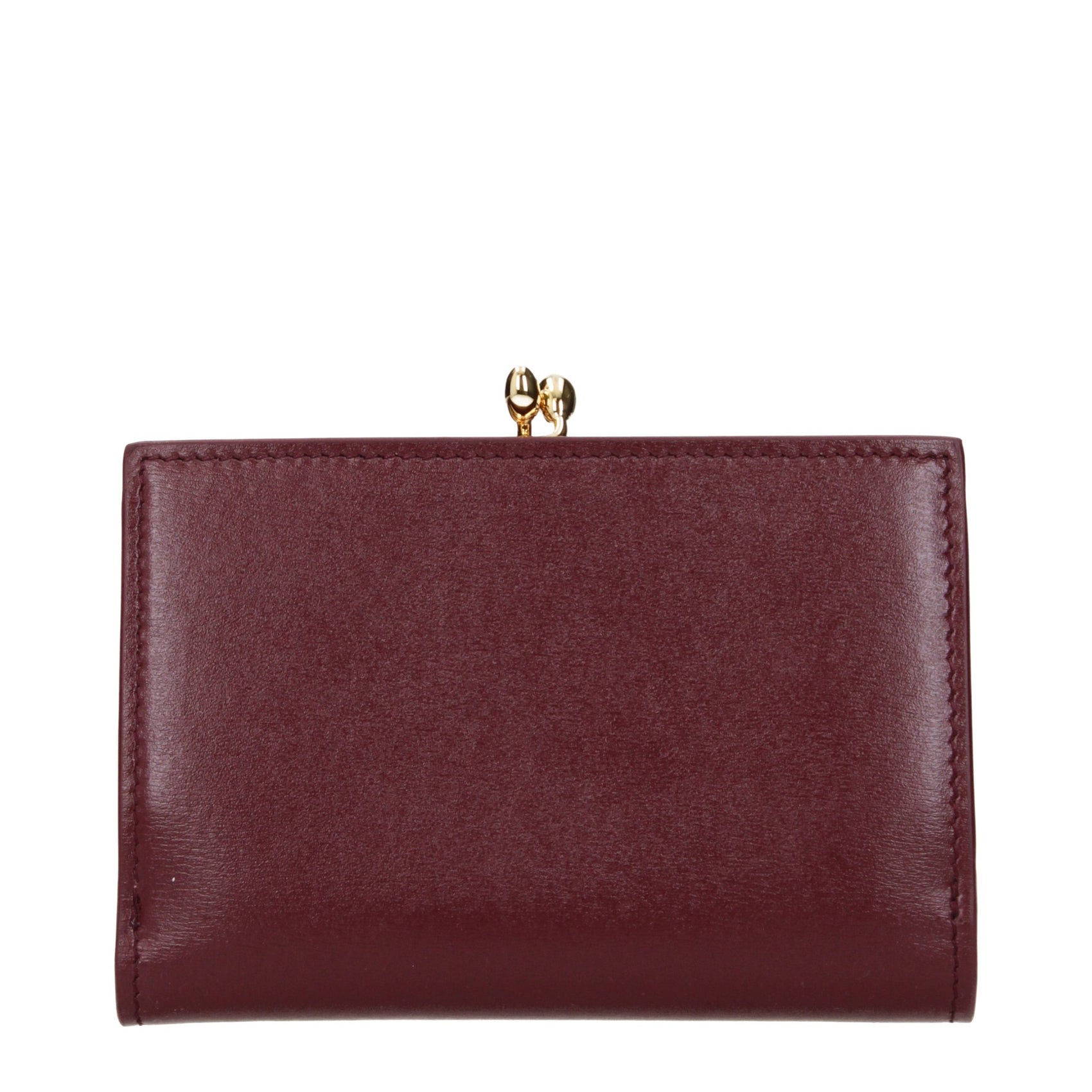 Jil Sander Red Leather Wallet