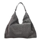 Jimmy Choo Gray Leather Shoulder Bag