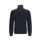 Brioni Blue Cashmere Turtleneck