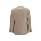 Brunello Cucinelli Beige Cotton Blazer