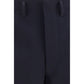 Prada Blue Wool Oves Aries Dress Pants