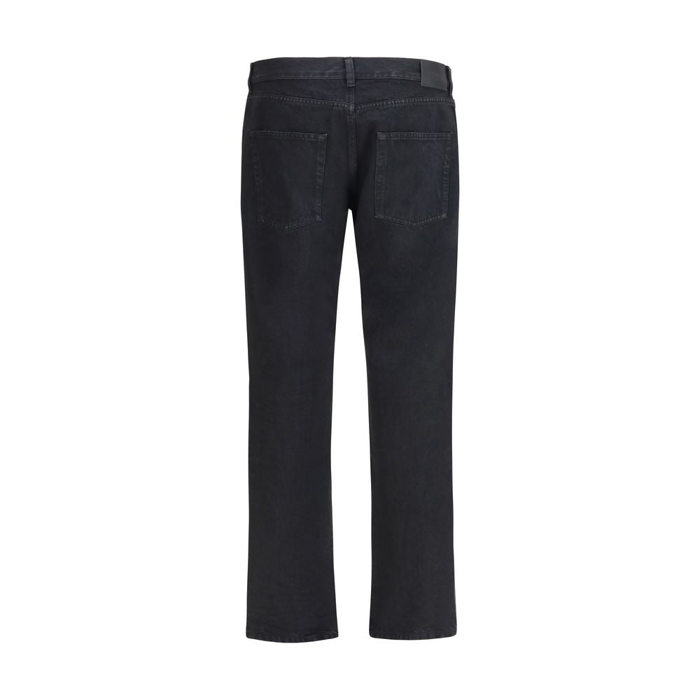 Saint Laurent Black Cotton Slim Fit Jeans