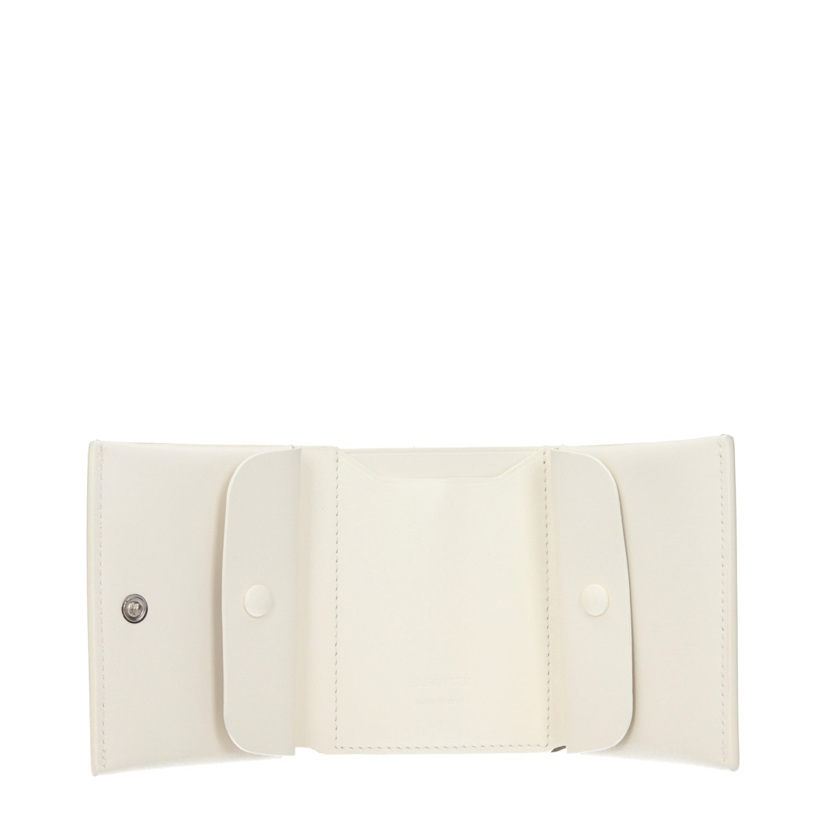Jil Sander Beige Leather Wallet