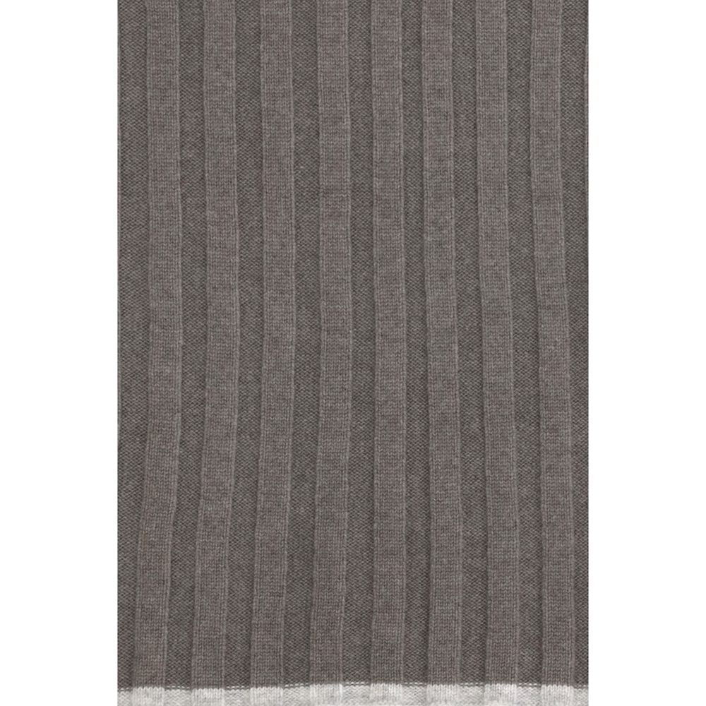 Brunello Cucinelli Brown Cashmere Scarf