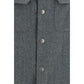 Brunello Cucinelli Gray Wool Oves Aries Dress Shirt