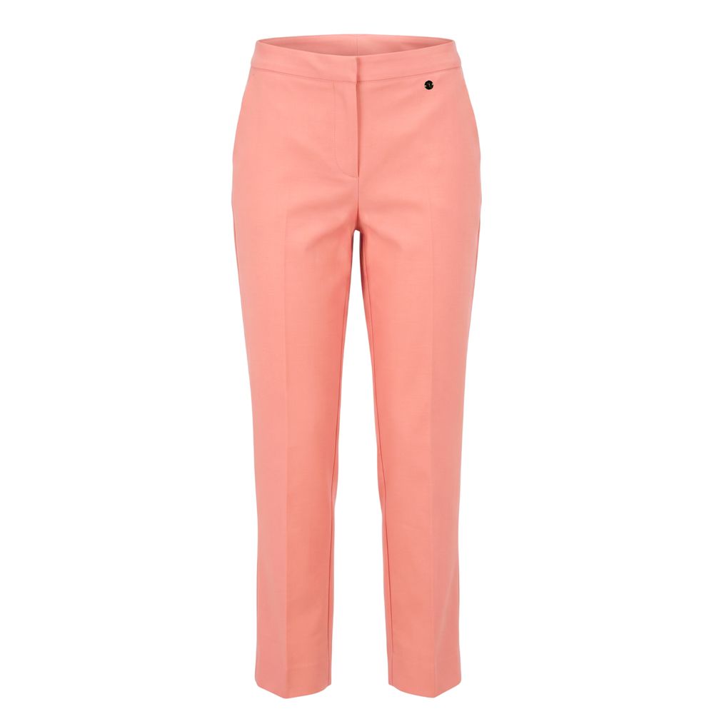 Trussardi Jeans Pink Cotton Women's Pant