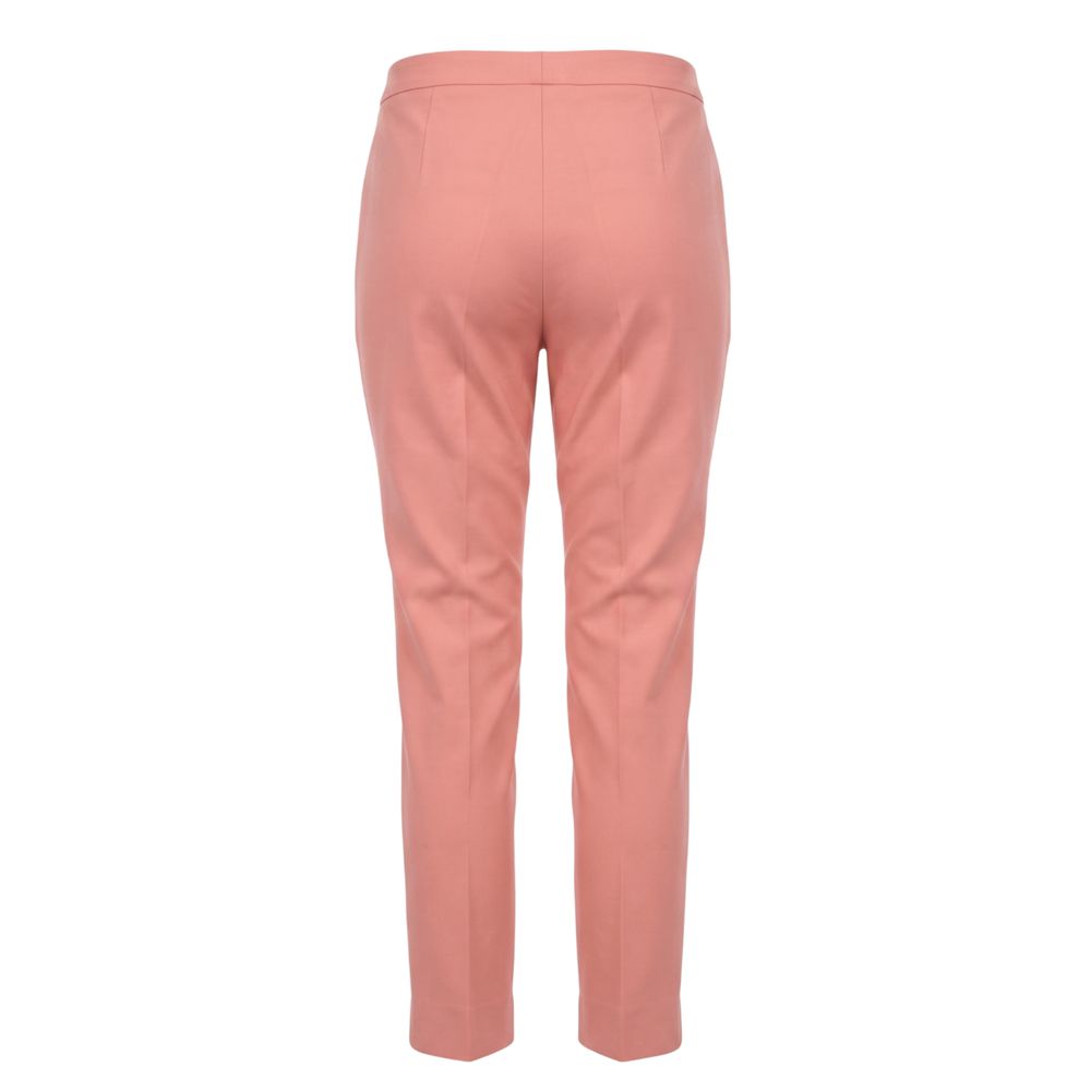 Trussardi Jeans Pink Cotton Women's Pant