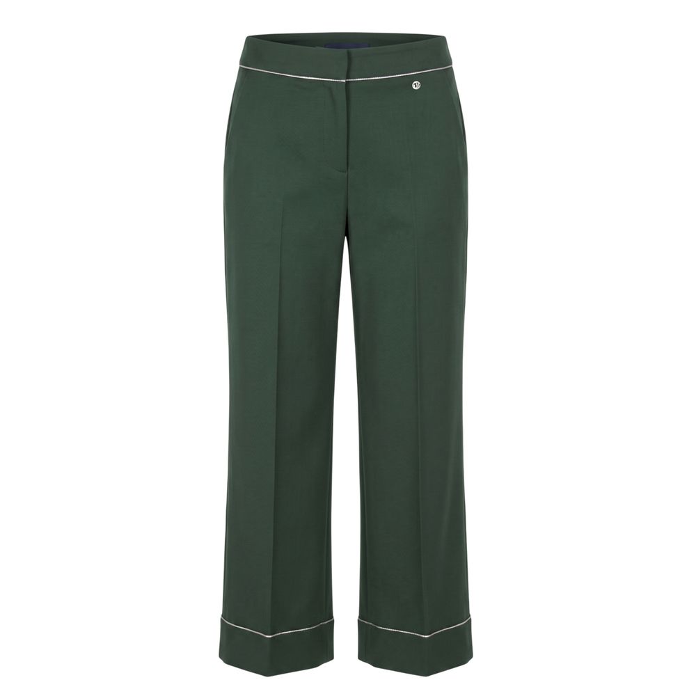 Trussardi Jeans Green Polyester Women Pants