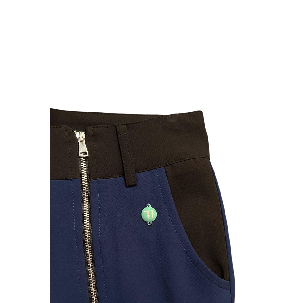 Trussardi Jeans Blue Polyester Women Pant