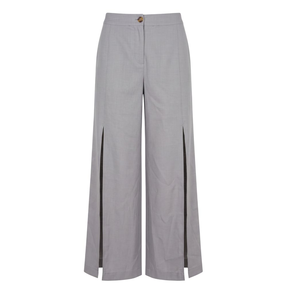 Trussardi Jeans Grey Polyester Women's Pant