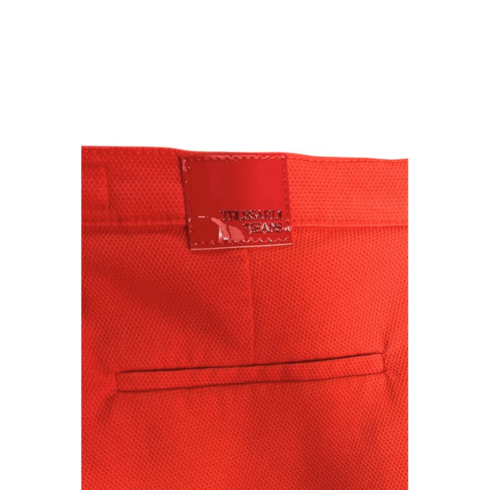Trussardi Jeans Orange Cotton Women's Pant