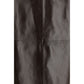 Arma Brown Leather Long Skirt