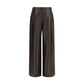 Arma Brown Leather Pants