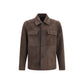 Salvatore Santoro Brown Leather Leather Jacket