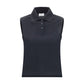 Saint Laurent Black Recycled Cotton Polo Shirt