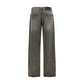 Ermanno Scervino Gray Cotton Relaxed Fit Jeans