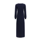 Malo Blue Cashmere Casual Dress
