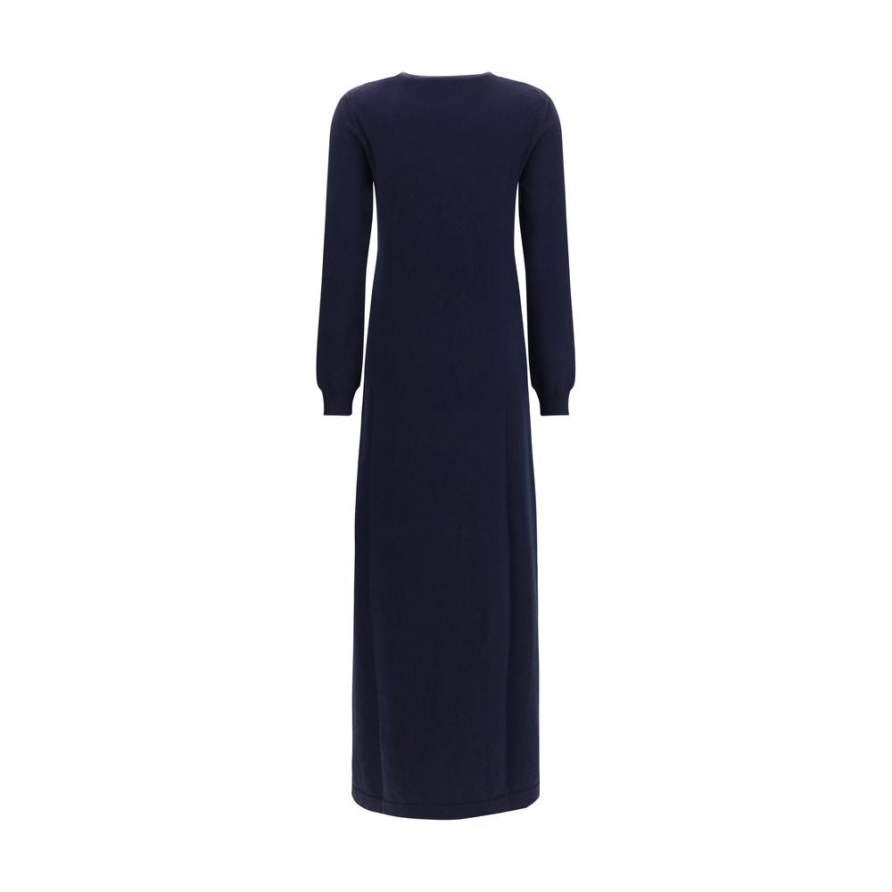 Malo Blue Cashmere Casual Dress