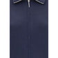 Giorgio Armani Blue Wool Oves Aries Bomber