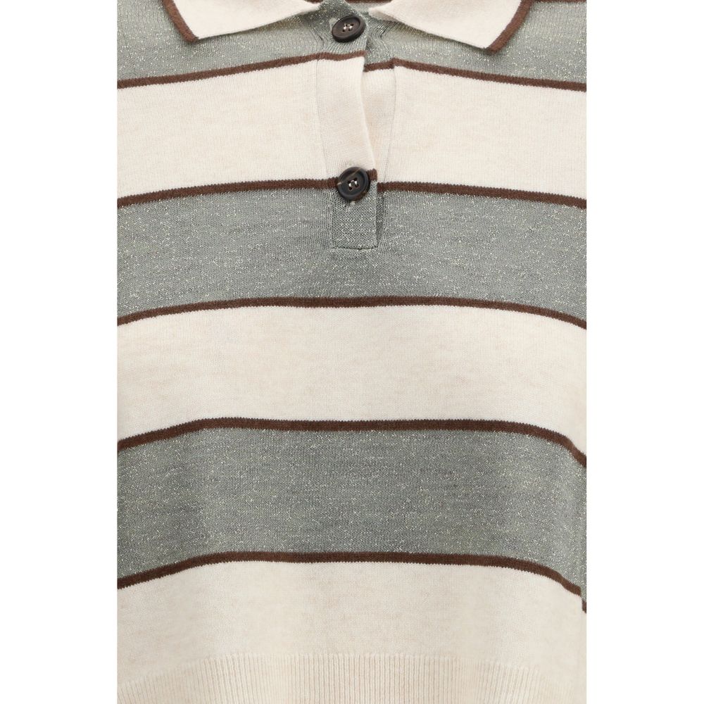 Brunello Cucinelli Multicolor Wool Oves Aries T-Shirt