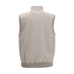 Brunello Cucinelli Gray Polyester Sleeveless Jacket