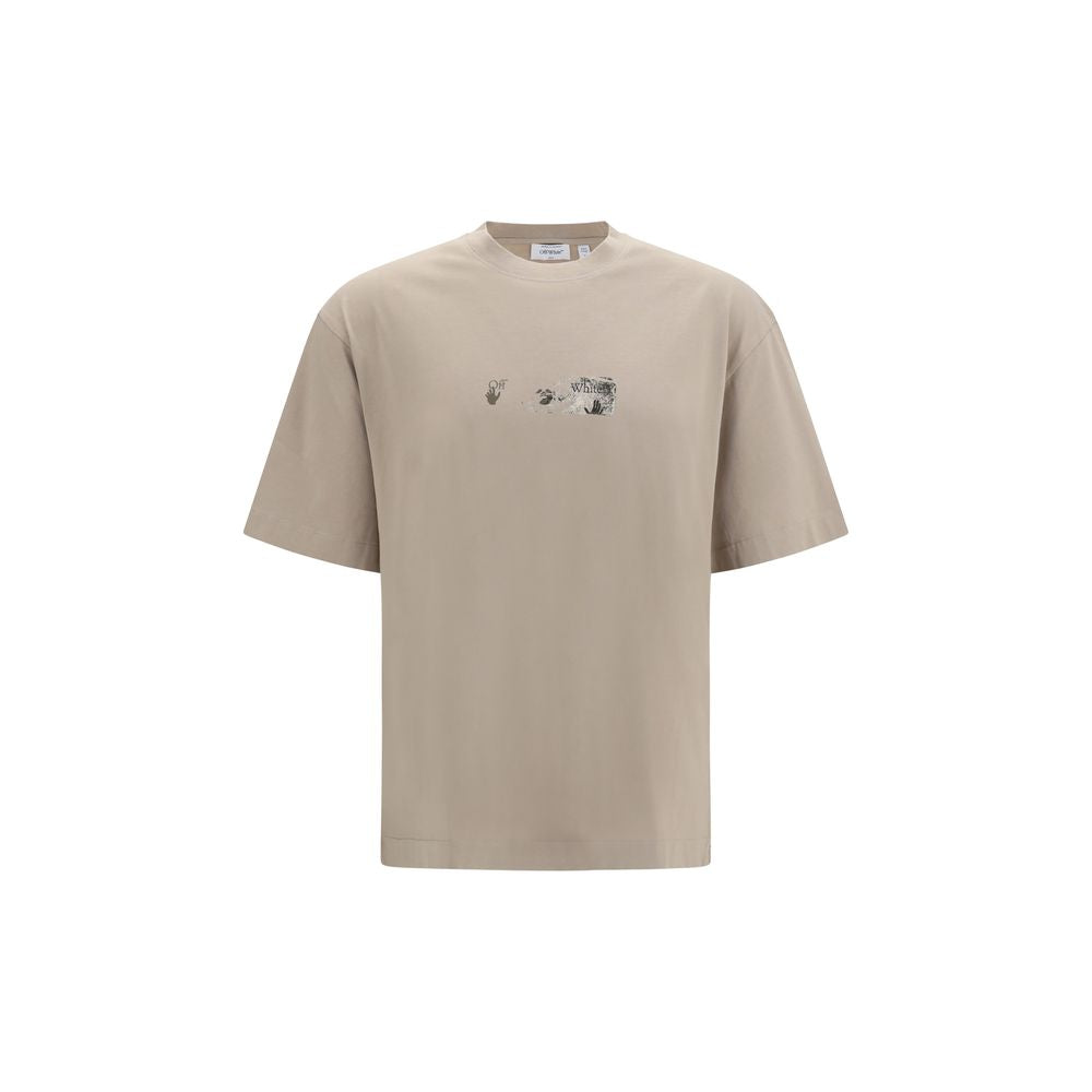 Off-White Beige Cotton Sportswear