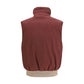 Brunello Cucinelli Bordeaux Wool Oves Aries Sleeveless Jacket