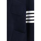 Thom Browne Blue Wool Oves Aries Full-Length Jacket
