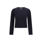 Extreme Cashmere Blue Cotton Long Sleeve T-Shirt