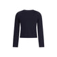 Extreme Cashmere Blue Cotton Long Sleeve T-Shirt