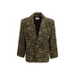 Saint Laurent Multicolor Wool Oves Aries Full-Length Jacket