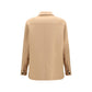 Brioni Beige Cashmere Leather Jacket