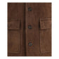 Valstar Brown Calf Leather Bos Taurus Bomber