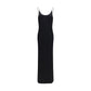 Saint Laurent Black Viscose Casual Dress