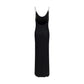 Saint Laurent Black Viscose Casual Dress
