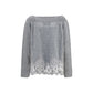 Ermanno Scervino Gray Cashmere Sweater