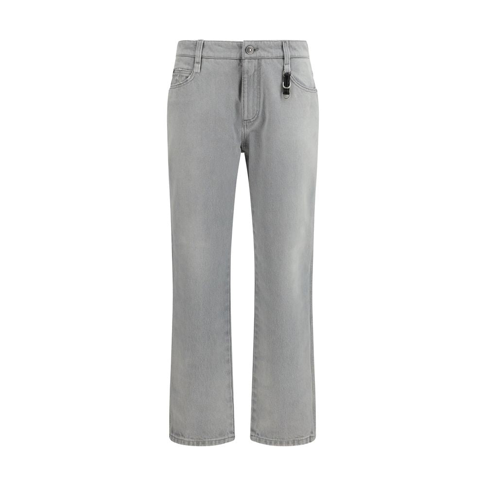 Ermanno Scervino Gray Cotton Boyfriend Jeans