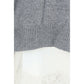 Ermanno Scervino Gray Cashmere Sweatshirt