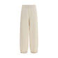 Brunello Cucinelli White Cashmere Casual Pants