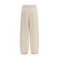 Brunello Cucinelli White Cashmere Casual Pants