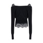 Ermanno Scervino Black Cashmere Cardigan