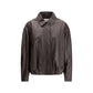 Arma Brown Leather Bomber