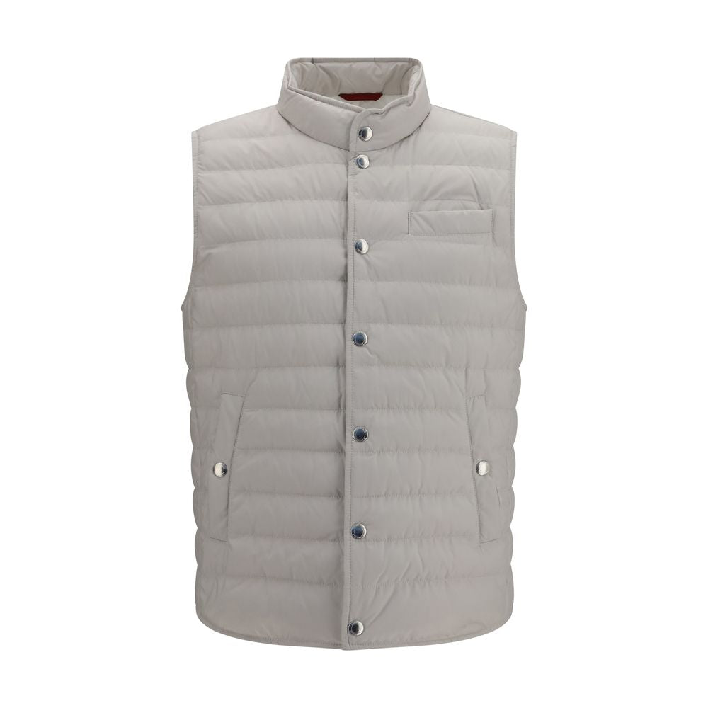 Brunello Cucinelli White Polyester Coat