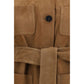 Max Mara Brown Lamb Leather Leather Jacket