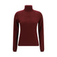 Allude Bordeaux Cashmere Turtleneck