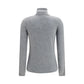 Allude Gray Cashmere Turtleneck