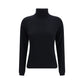 Allude Blue Cashmere Turtleneck